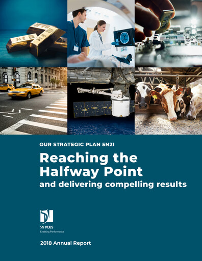Thumbnail 5N Plus Annual Report 2018