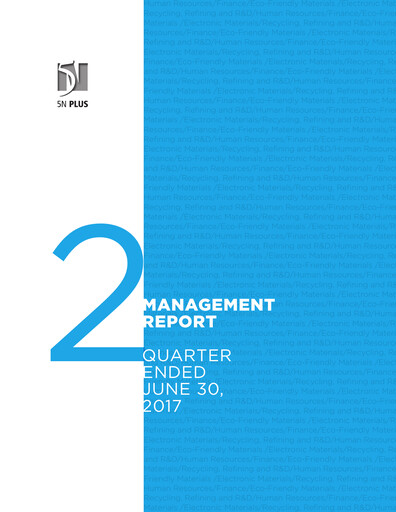 Thumbnail 5N Plus Financial Report 2017-q2