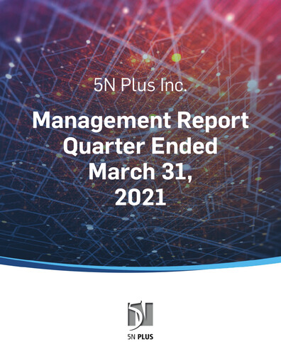 Thumbnail 5N Plus Financial Report 2021-q1