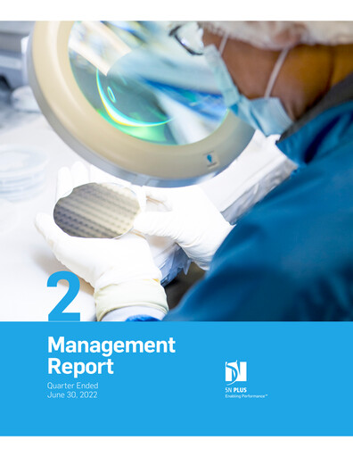 Thumbnail 5N Plus Financial Report 2022-q2