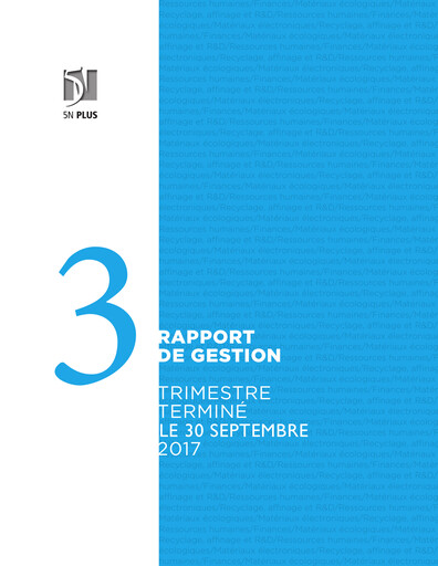 Thumbnail 5N Plus Financial Report 2017-q3