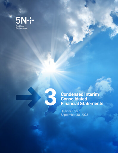 Thumbnail 5N Plus Financial Statement 2023-q3