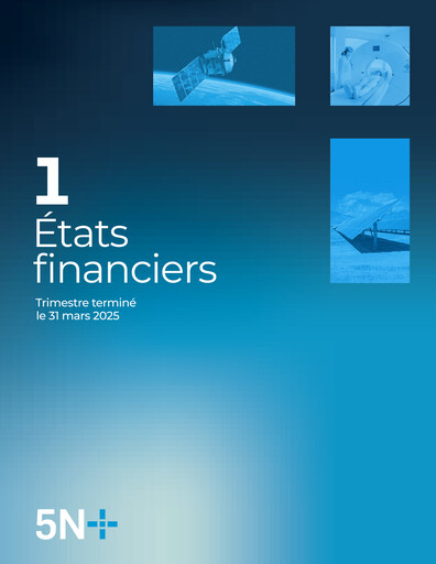 Thumbnail 5N Plus Financial Statement 2025-q1
