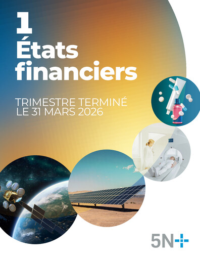 Miniature 5N Plus Bilan financier 2026-q1