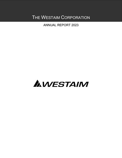 Thumbnail The Westaim Corporation Annual Report 2023