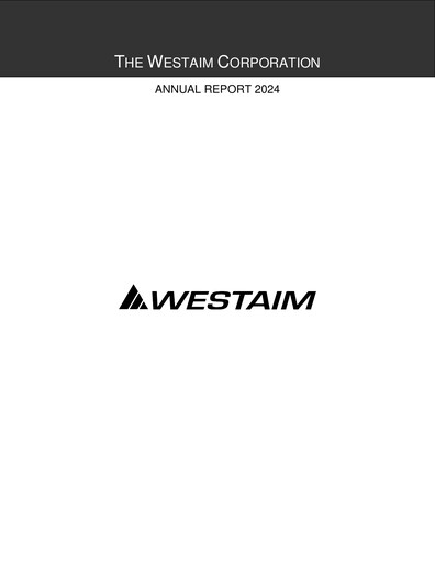 Thumbnail The Westaim Corporation Annual Report 2024