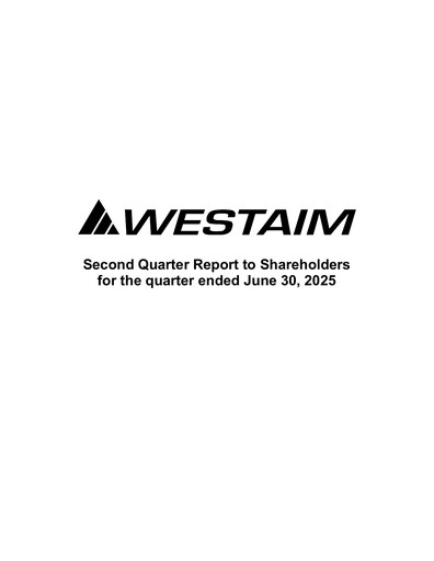 Thumbnail The Westaim Corporation Quarterly Report 2025-q2