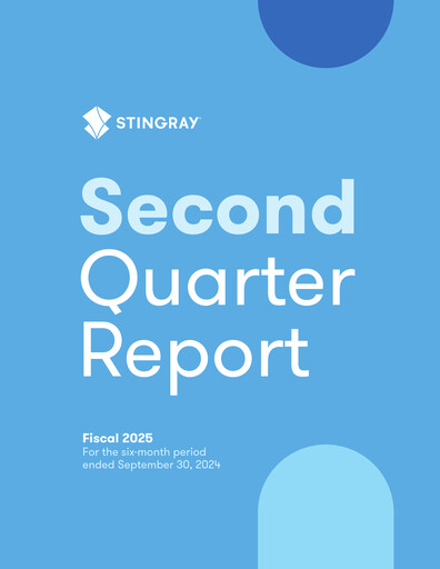 Thumbnail Stingray Group Quarterly Report fy2025-q2