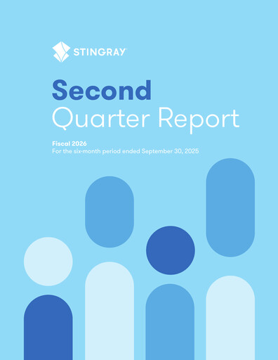 Thumbnail Stingray Group Quarterly Report fy2026-q2