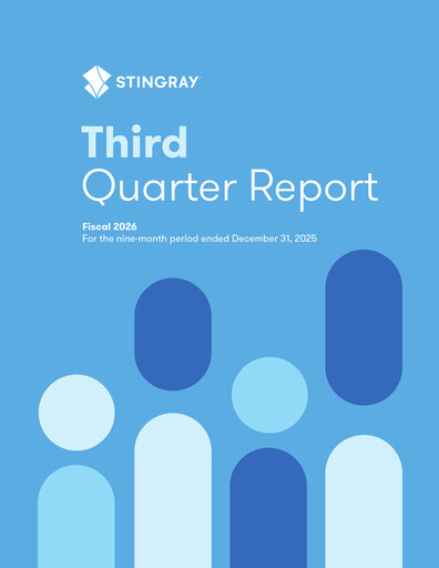 Thumbnail Stingray Group Quarterly Report fy2026-q3