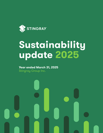 Thumbnail Stingray Group Sustainability Report fy2025