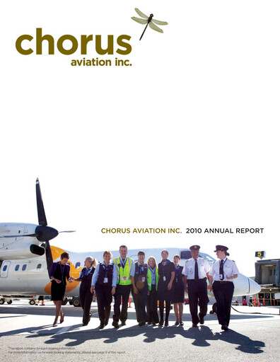 Thumbnail Chorus Aviation Annual Report 2010