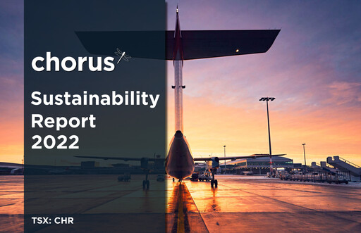Thumbnail Chorus Aviation Sustainability Report 2022