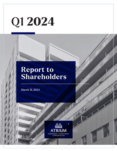 Thumbnail Atrium Mortgage Investment Quarterly Report 2024-q1