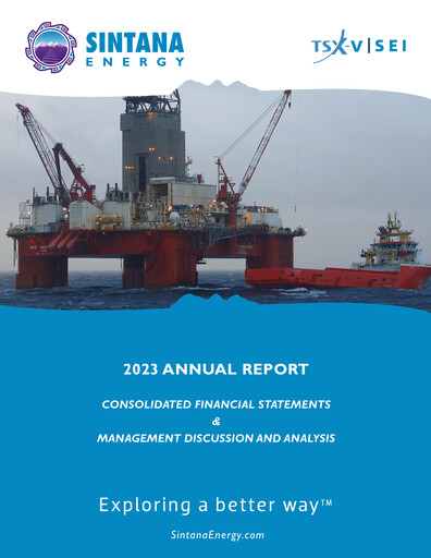 Thumbnail Sintana Energy Annual Report 2023
