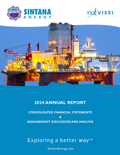 Thumbnail Sintana Energy Annual Report 2024