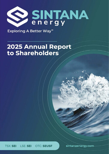 Thumbnail Sintana Energy Annual Report 2025