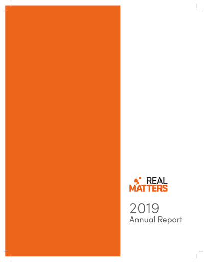 Thumbnail Real Matters Annual Report 2019