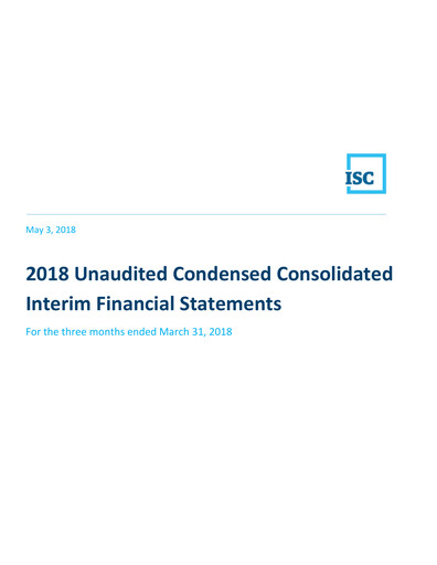 Thumbnail Information Services Corporation Quarterly Report 2018-q1