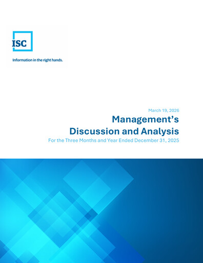 Thumbnail Information Services Corporation Quarterly Report 2025-q4