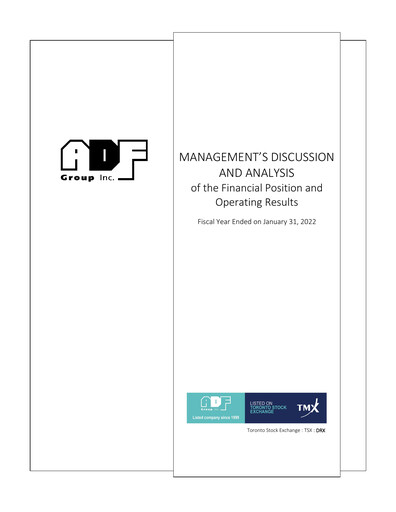 Thumbnail ADF Group Financial Report fy2022