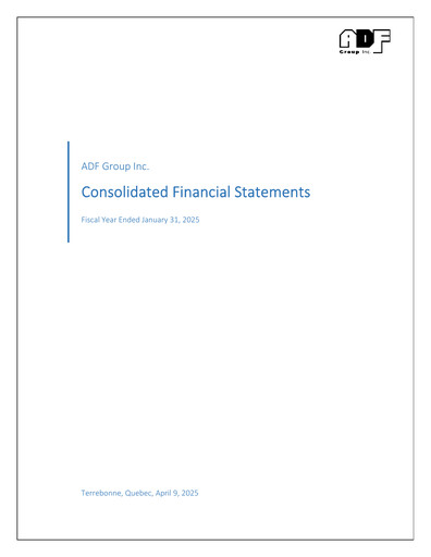 Thumbnail ADF Group Financial Statement fy2025