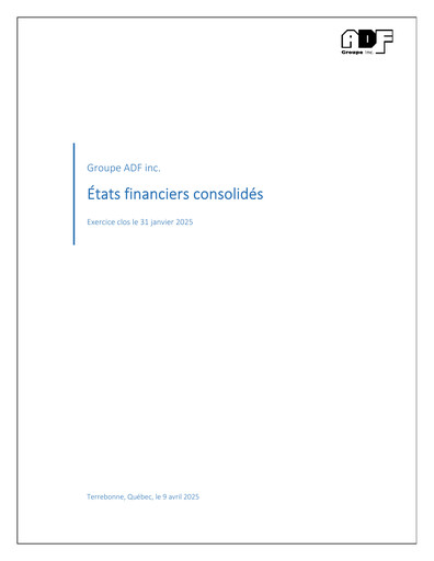 Thumbnail ADF Group Financial Statement fy2025