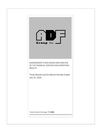 Thumbnail ADF Group Quarterly Report fy2025-q2