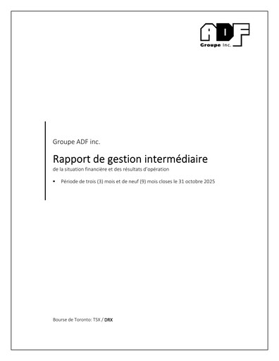 Thumbnail ADF Group Quarterly Report fy2026-q3
