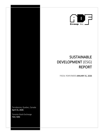 Thumbnail ADF Group Sustainability Report fy2026