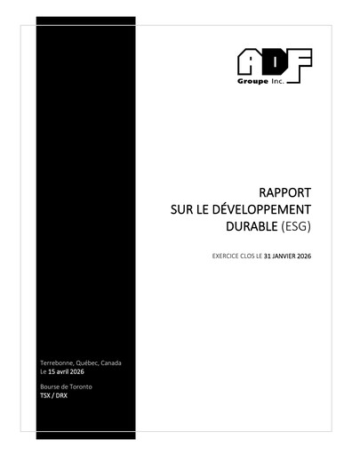Thumbnail ADF Group Sustainability Report fy2026