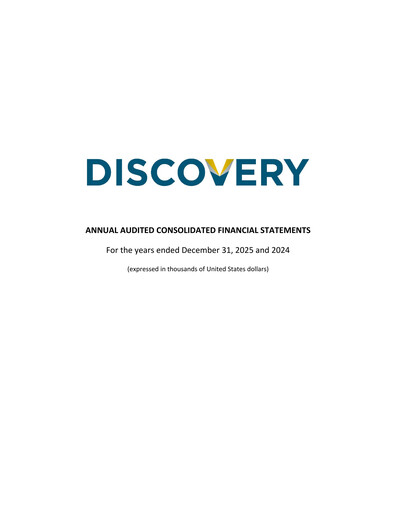 Vorschaubild Discovery Silver Corp. Finanzmitteilung 2025