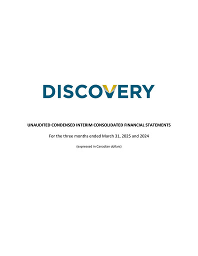 Vorschaubild Discovery Silver Corp. Quartalsbericht 2025-q1