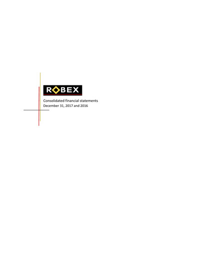 Thumbnail Robex Resources Financial Statement 2017
