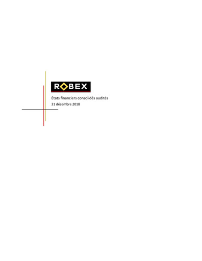 Thumbnail Robex Resources Financial Statement 2018