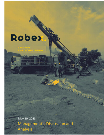 Thumbnail Robex Resources Quarterly Report 2023-q1