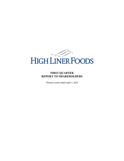 Thumbnail High Liner Foods Quarterly Report 2023-q1