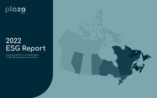 Thumbnail Plaza Retail REIT ESG Report 2022