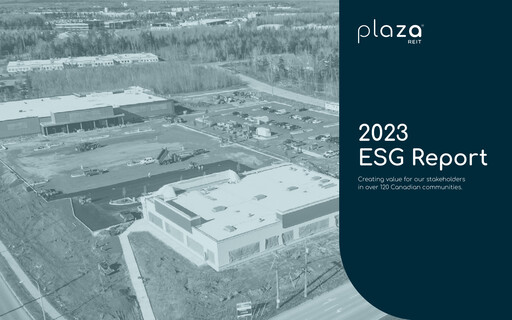 Thumbnail Plaza Retail REIT ESG Report 2023