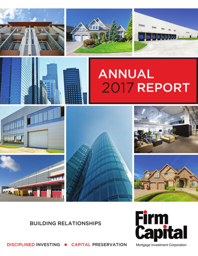Thumbnail Firm Capital Mortgage Investment Corporation Annual Report 2017