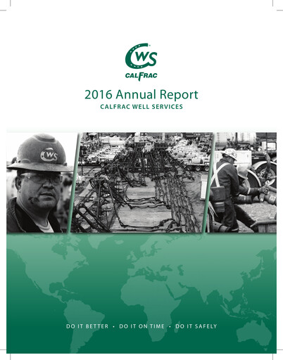 Vorschaubild Calfrac Well Services Jahresbericht 2015