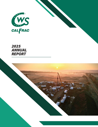Thumbnail Calfrac Well Services Annual Report 2025