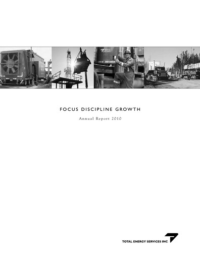 Thumbnail Total Energy Services Annual Report 2010