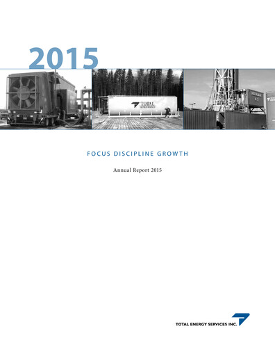 Thumbnail Total Energy Services Annual Report 2015