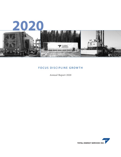 Thumbnail Total Energy Services Annual Report 2020