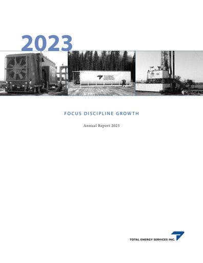 Thumbnail Total Energy Services Annual Report 2023