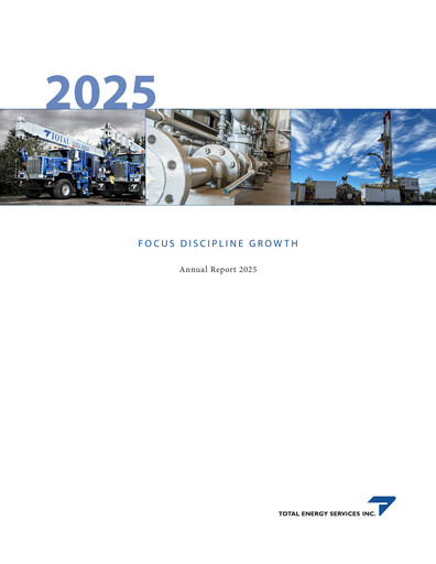 Thumbnail Total Energy Services Annual Report 2025