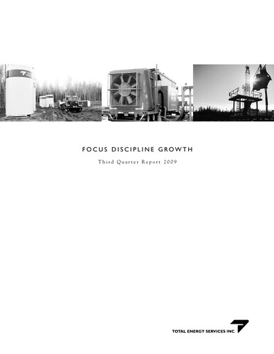 Thumbnail Total Energy Services Quarterly Report 2009-q3