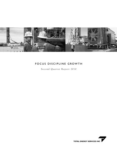 Thumbnail Total Energy Services Quarterly Report 2010-q2