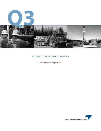 Thumbnail Total Energy Services Quarterly Report 2011-q3